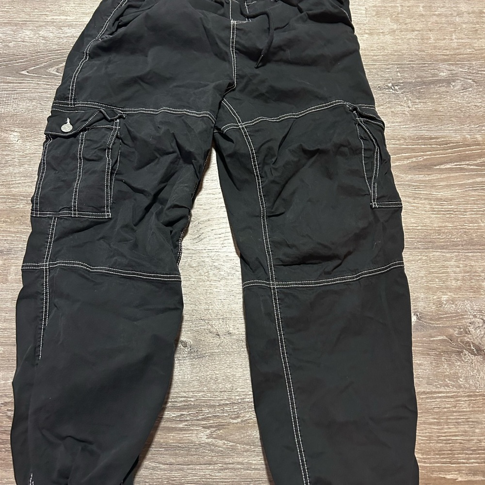Garage Black Cargo Pants